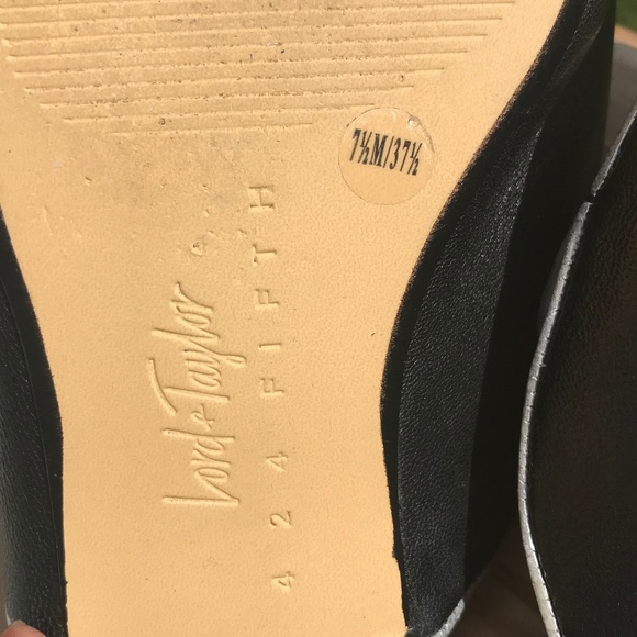 🔴Slip On Embroidered Elegant Leather Lord and Taylor Shoes - Picture 10 of 13